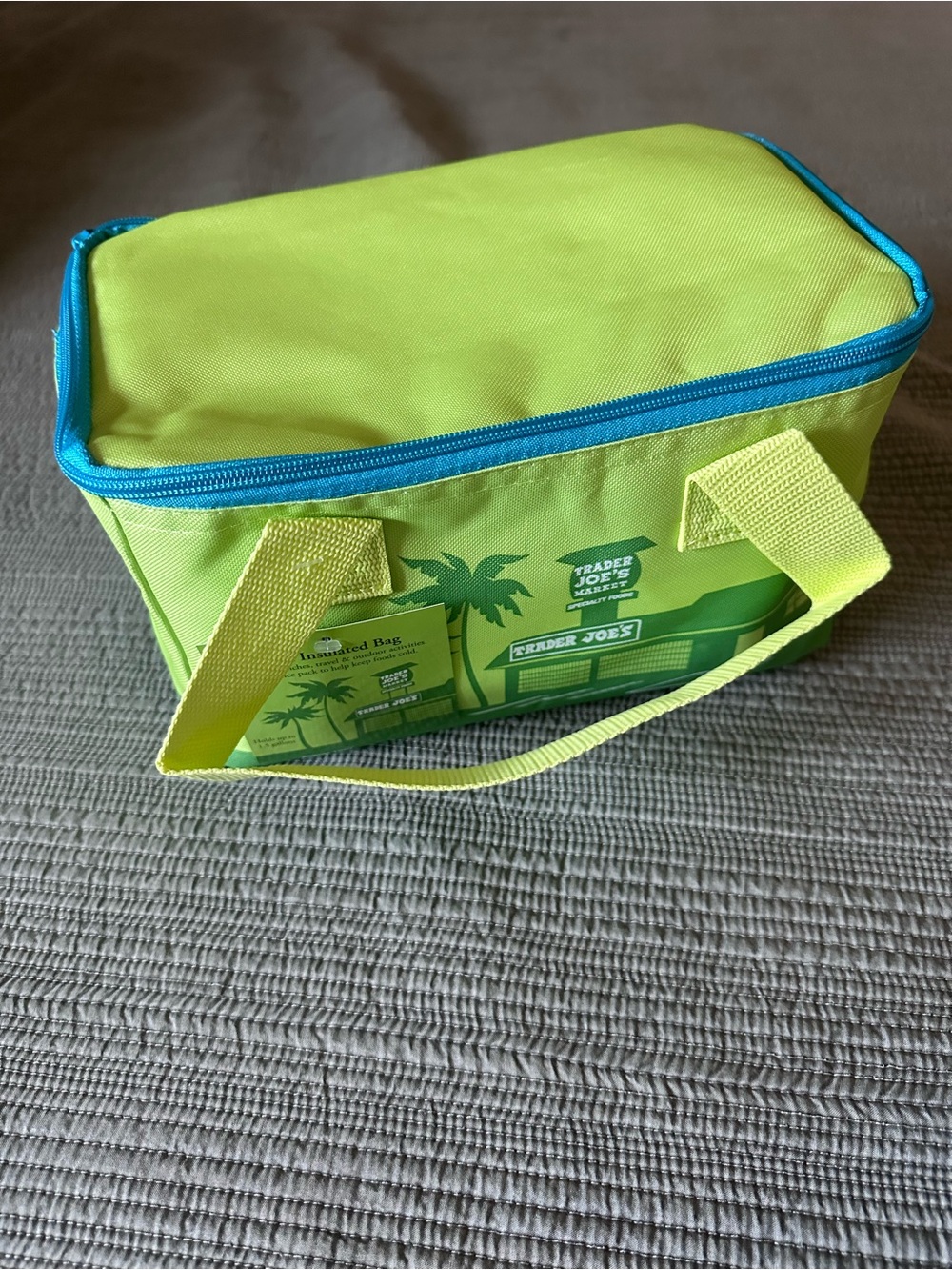 Trader Joe’s Lime Mini Insulated Lunch Bag. NWT